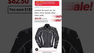 Motorhelmets Flash Sale Cortech Gx Sport Air 30 and Blitz 20 Mens Snowcross Jackets shortsvideo [upl. by Ardnohsal]