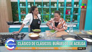 Receta Clásica Buñuelos de Acelga Perfectos con Gladys de COCINEROS ARGENTINOS 🥬 [upl. by Asinet]