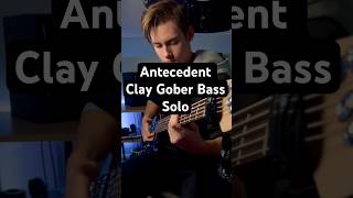 Antecedent Clay Gober Bass Solo The Omnific🌊 claygober bass theomnific [upl. by Ytteb]