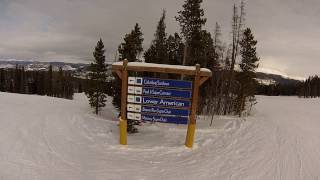 Breckenridge Mountain Tour  Bonanza Intermediate Easy Blue on Peak 9 [upl. by Dehnel]