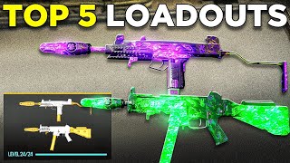 TOP 5 META SMG LOADOUTS in WARZONE 👑 Warzone 3 Best Class Setups  MW3 [upl. by Stefanac]