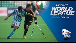 Belgium vs Argentina  Mens Hero Hockey World League Final India 5th8th Place 1712014 [upl. by Estas622]