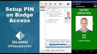 Setup PIN on Badge Access [upl. by Gusella]