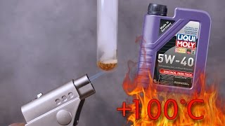 Liqui Moly Synthoil High Tech 5W40 Jak czysty jest olej silnikowy Test powyżej 100°C [upl. by Alomeda276]