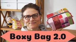 Boxybag 20 nähen  kostenloses Schnittmuster [upl. by Adialeda]