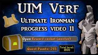 Ultimate Ironman Progress 11  First Master Clue  Quest amp Diarys  Road to PvM  UIM Verf [upl. by Afital421]