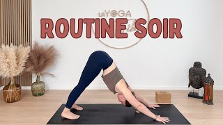 15 minutes de yoga du soir pour relâcher les tensions de la journée et s’apaiser [upl. by Chuah402]