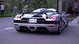 50 Million Koenigsegg CCXR Trevita  Start Up Driving amp Loading Into Trailer [upl. by Clippard]