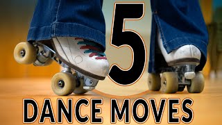 5 Beginner Roller Skating Dance Moves For Small Space Practice [upl. by Runstadler82]