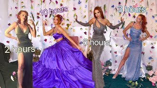 Prom dresses you can make QUICK or u can wear them on a red carpet if ur 2 old 4 prom [upl. by Nevi]