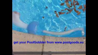 PoolGobbler Pro removes all floating debris from your pool surface [upl. by Zebe273]