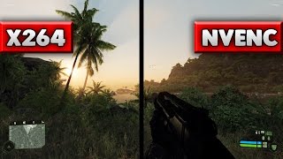 X264 vs NVENC  OBS Quality Comparison Live Streaming [upl. by Bain]