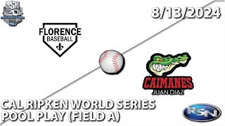 Florence vs Panama 2024 Cal Ripken 10U World Series Pool Play Game 40 Field A  81324 [upl. by Aener]