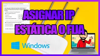 Como CONFIGURAR o ASIGNAR una IP ESTÁTICA o FIJA en Windows 2023 [upl. by Garlan]