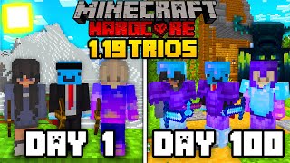 We Survived 100 Days in 119 Minecraft Hardcore [upl. by Randa]