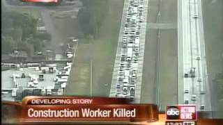 Road worker struck and killed on I75 [upl. by Consuela]