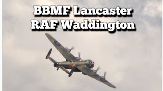 Amazing BBMF Lancaster Flight at RAF Waddington on 3 October 2024 [upl. by Anastasia]