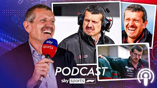 Guenther Steiner speaks Haas the FIA amp being the same age as Brad Pitt 🤣  Sky Sports F1 Podcast [upl. by Matusow882]