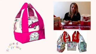 Easy Bag  Sewing Tutorial  Part 1 Introduction to the Bag  how to sew a Bag  Frocks amp Frolics [upl. by Jobina]