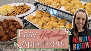 EASY HOLIDAY APPETIZERS  QUICK PARTY FOOD RECIPES  HOLIDAY PARTY APPETIZERS [upl. by Renie]