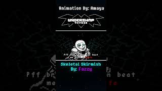 Underswap Thysia  Mweh Heh Heh  Skeletal Skirmish  undertale sans edit undertaleau fyp [upl. by Einnor]