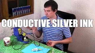 Conductive Silver Ink Pen  Agic [upl. by Dnumde]