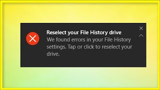 Reselect Your File History Drive  We Found Errors In Your File History Settings  Fix [upl. by Mariette]