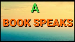 A Book Speaks Poem Std  5th Z P School SOHALE [upl. by Notsirb]