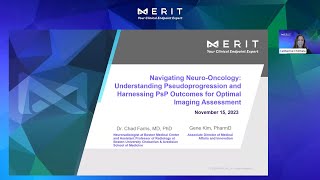 MERIT Webinar Understanding Pseudoprogression  Navigating NeuroOncology [upl. by Llerad185]