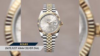 Rolex Datejust II 41mm Two tone Silver Dial [upl. by Lita]