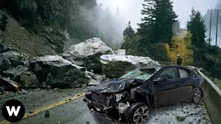 Tragic Moments Shocking Massive Rockfalls amp Landslides Filmed Seconds Before Disaster Quickly [upl. by Einberger]