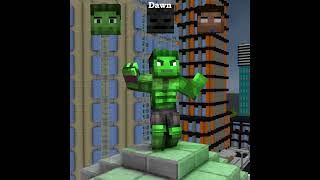 Hulk  wither skeleton  steve transformation Short [upl. by Bendicty]