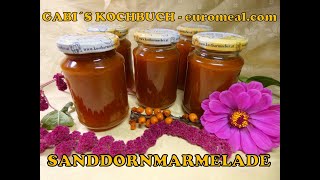 Sanddornmarmelade  selbst gemacht aus der quotZitrone des Nordensquot [upl. by Usanis]