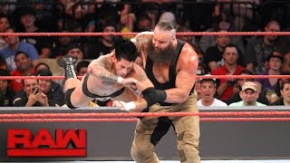 Braun Strowman vs Johnny Knockout Raw Aug 22 2016 [upl. by Giustino472]