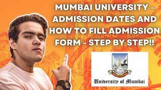 Mumbai University Admissions 2023  How to Fill Preenrollment form Important dates [upl. by Anileuqcaj]