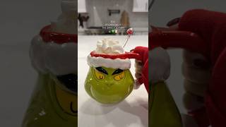 The Grinch 🎄💚 christmas hotcocoabar satisfying chocolate thegrinch asmr viral short fyp [upl. by Nnaul]