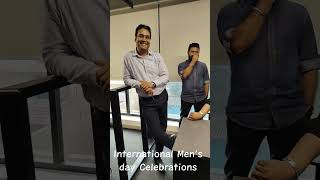 International mens day celebrations in team corporatelife minivlog office [upl. by Aynav222]