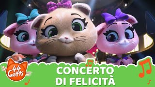 44 Gatti Concerto di Felicità  Canta e Balla con i 44 Gatti [upl. by Elyac606]