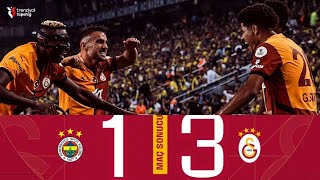 Fenerbahçe  Galatasaray 13 Maç Özeti Süper Lig 202425 fenerbahçe vs galatasaray maç özet [upl. by Rennob]