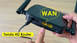 tendawificom  Use Tenda 4G router as a WiFi router [upl. by Ailahs]