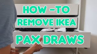 How to Remove Ikea Pax Wardrobe Draws [upl. by Jessy947]