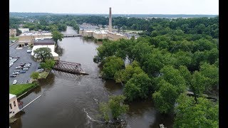 Village of Carpentersville  Fox River 07272017  Drone Flyover [upl. by Alleda776]