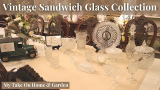 My Collection of Vintage Wexford Sandwich Glass By Anchor Hocking [upl. by Ferretti]