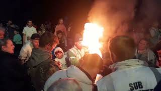 The Youngster First  Flaming Tar Barrels 2024 Ottery St Mary [upl. by Margo]