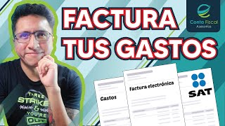 ►🔥¿Cómo facturar mis Gastos deducibles 🔥SAT 2023🔥 [upl. by Nerot301]