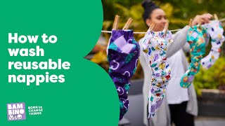 How to wash reusable nappies [upl. by Isbel]