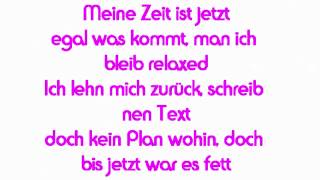 NEU Meine Zeit  Cro OFFICIAL  LYRICS [upl. by Diva]