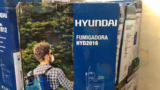 Fumigadora Manual Hyundai hyd2016 Asperosra Manual Excelente Equipo [upl. by Nwahsak]