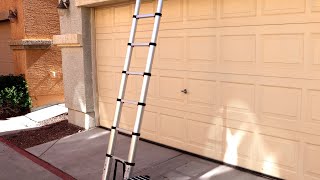 VEVOR 375 LBS Telescoping Ladder 12 5 FT Aluminum Collapsible Extension Ladder [upl. by Ahsuoj]