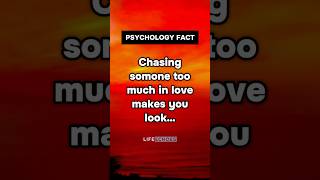 ARE YOU CHASING TOO HARD 😳 The TRUTH Might SHOCK You 💔 psychologyfacts motivation shorts [upl. by Nayt488]